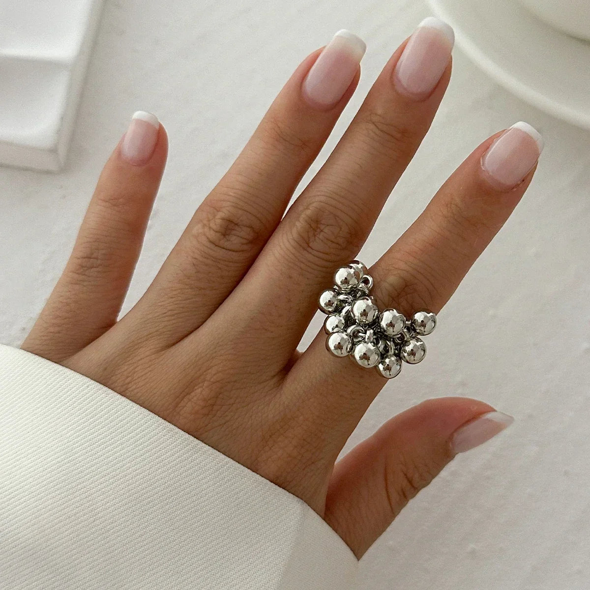 Anillo Boho con Perlas incrustadas