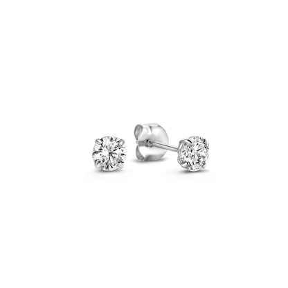 Set de Aretes con Piedras Dara Brillane | Oro Blanco