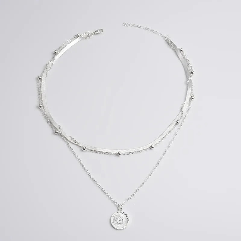 Collar triple de plata 925
