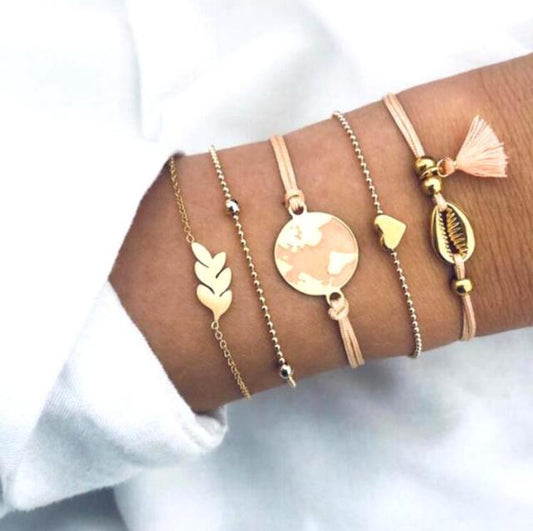 Pack de 5 Pulseras Premium Unique