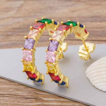 Pendientes del Arcoíris